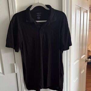 American Eagle Outfitters Men's Dark Polo Shirt